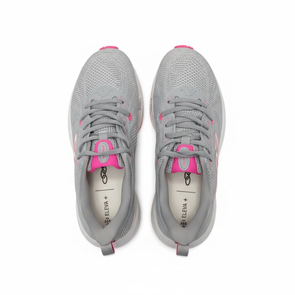 Olympikus Swift 5 Lunar Amortecimento Superior Cinza Rosa Cinza 5