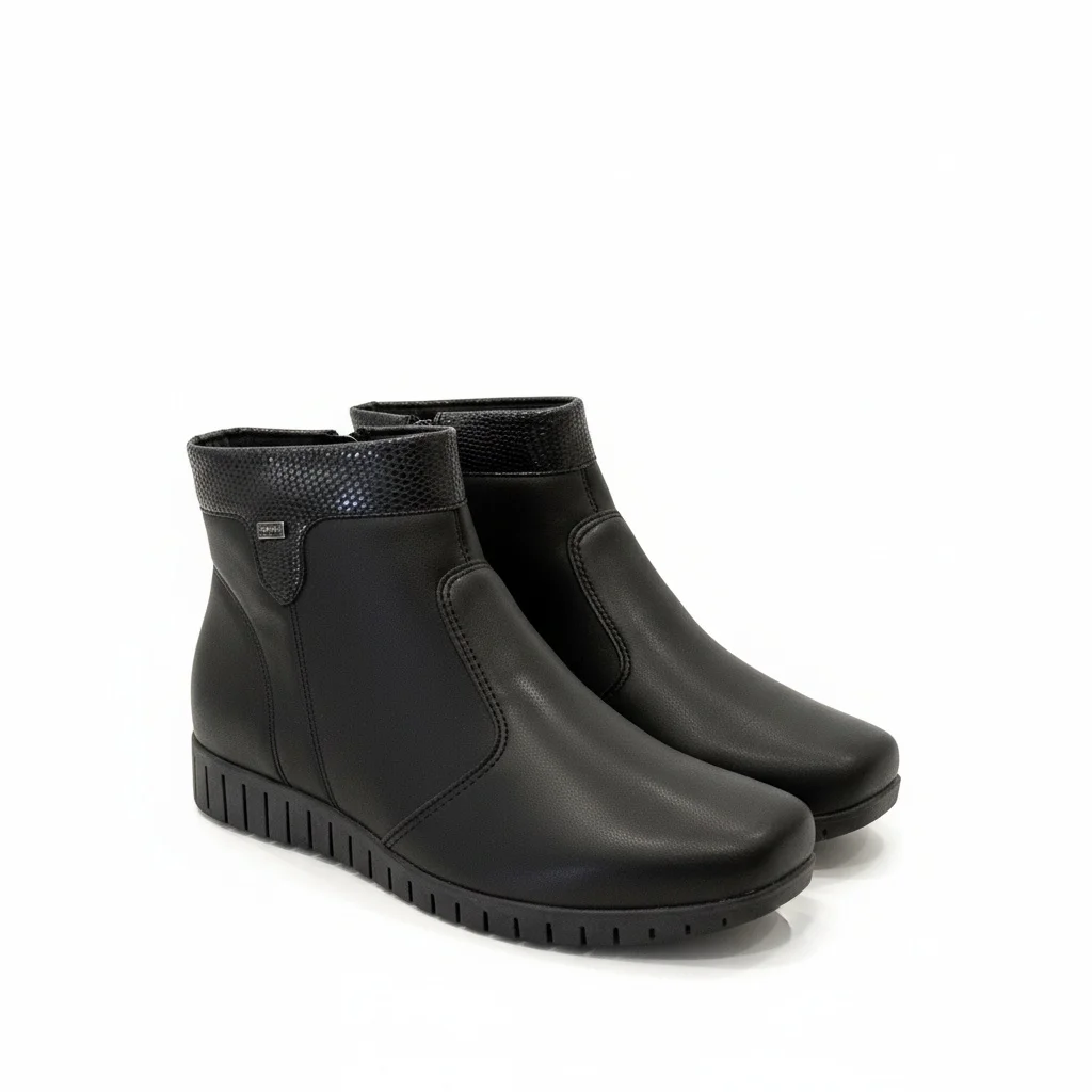 Bota Campesi Feminina Cano Curto Preto Anatomica Preto 2