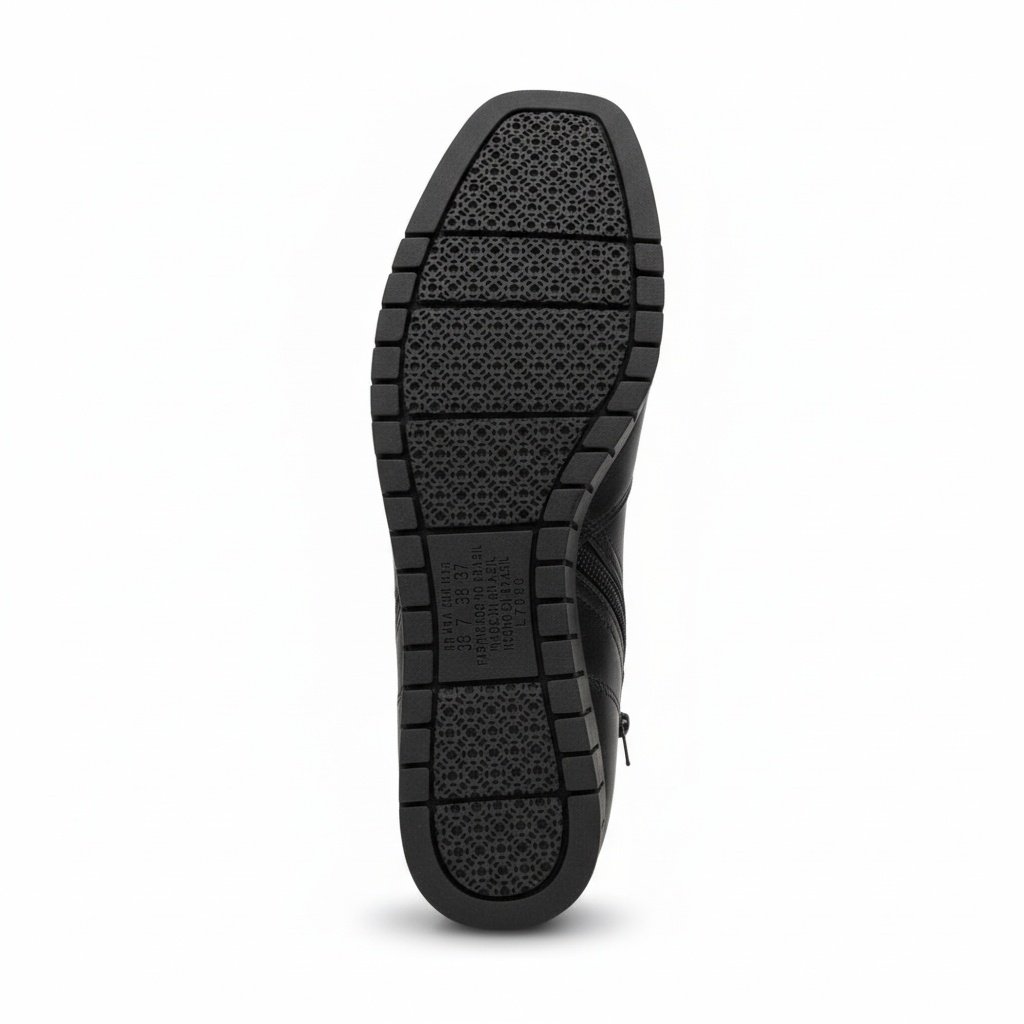 Bota Campesi Feminina Cano Curto Preto Anatomica Preto 6
