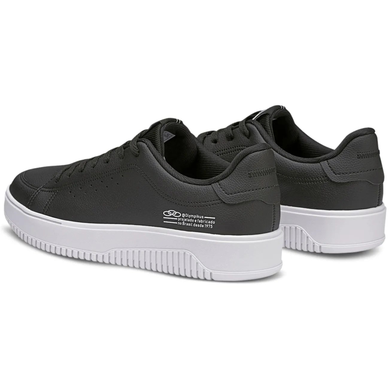 Tenis Olympikus Eros Preto Meninos Casual Antiderrapante Preto 4