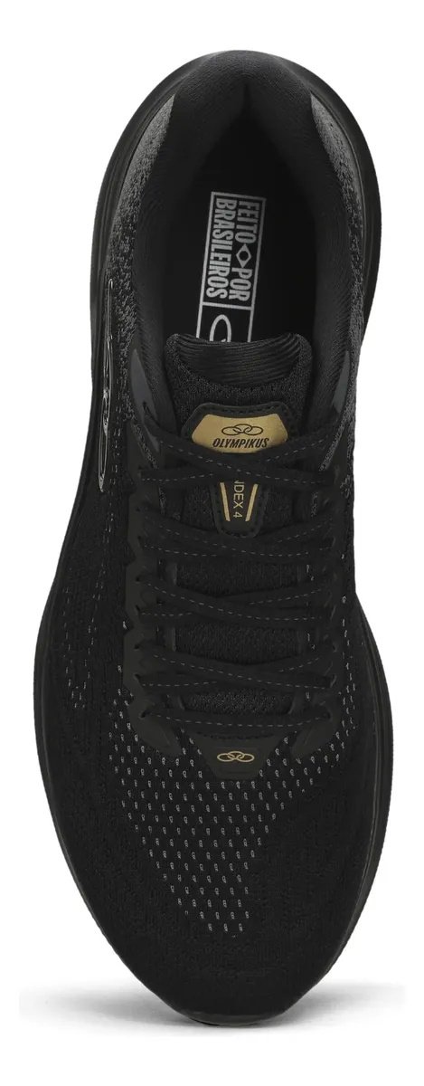 Olympikus Index 4 Preto Leveza Respiravel Masculino Esport Preto 2
