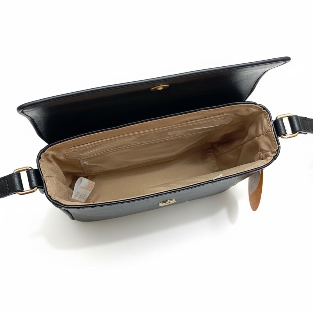 Bolsa Beira Rio Preta Essencial Alca Transversal Ajustavel Preto 5