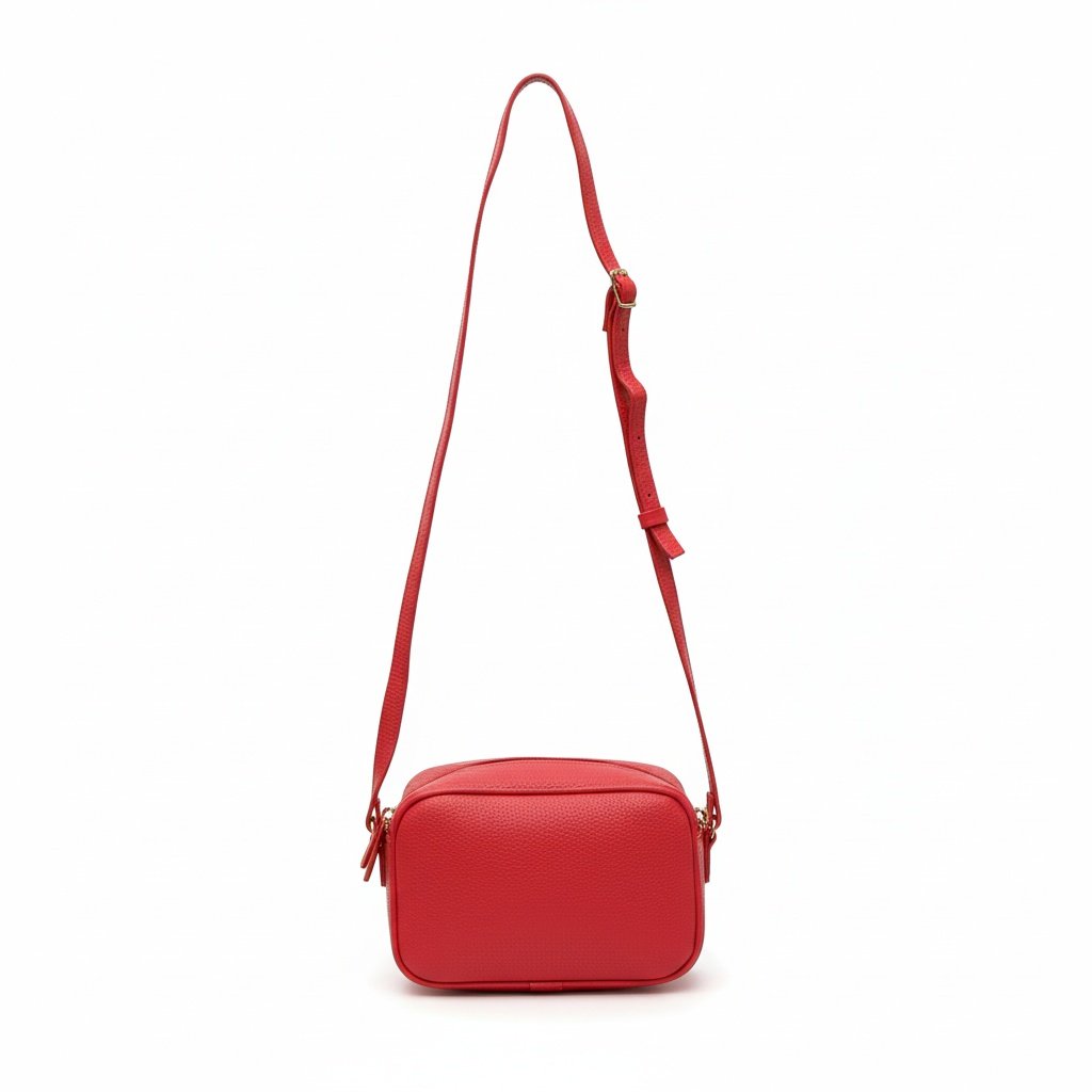 Bolsa Beira Rio Transversal Vermelha Estilo Moderno Vermelho 5
