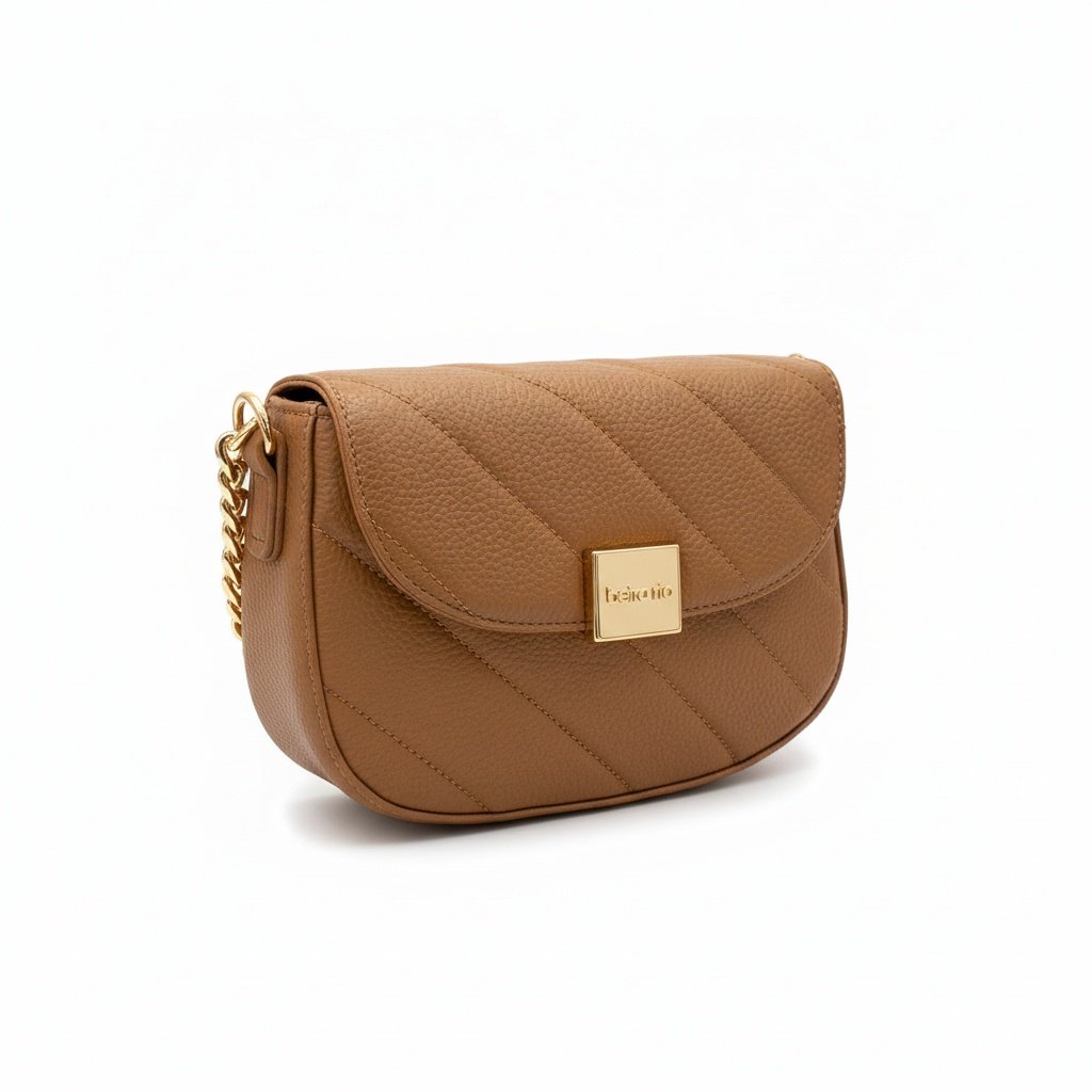 Bolsa Beira Rio Feminina Camel Sofisticado Marrom 3