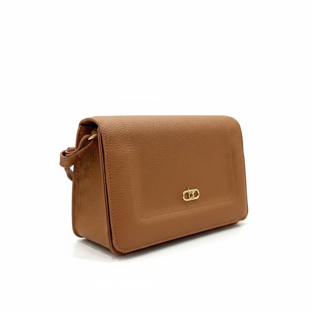 Bolsa Beira Rio Camel Transversal Ajustavel 