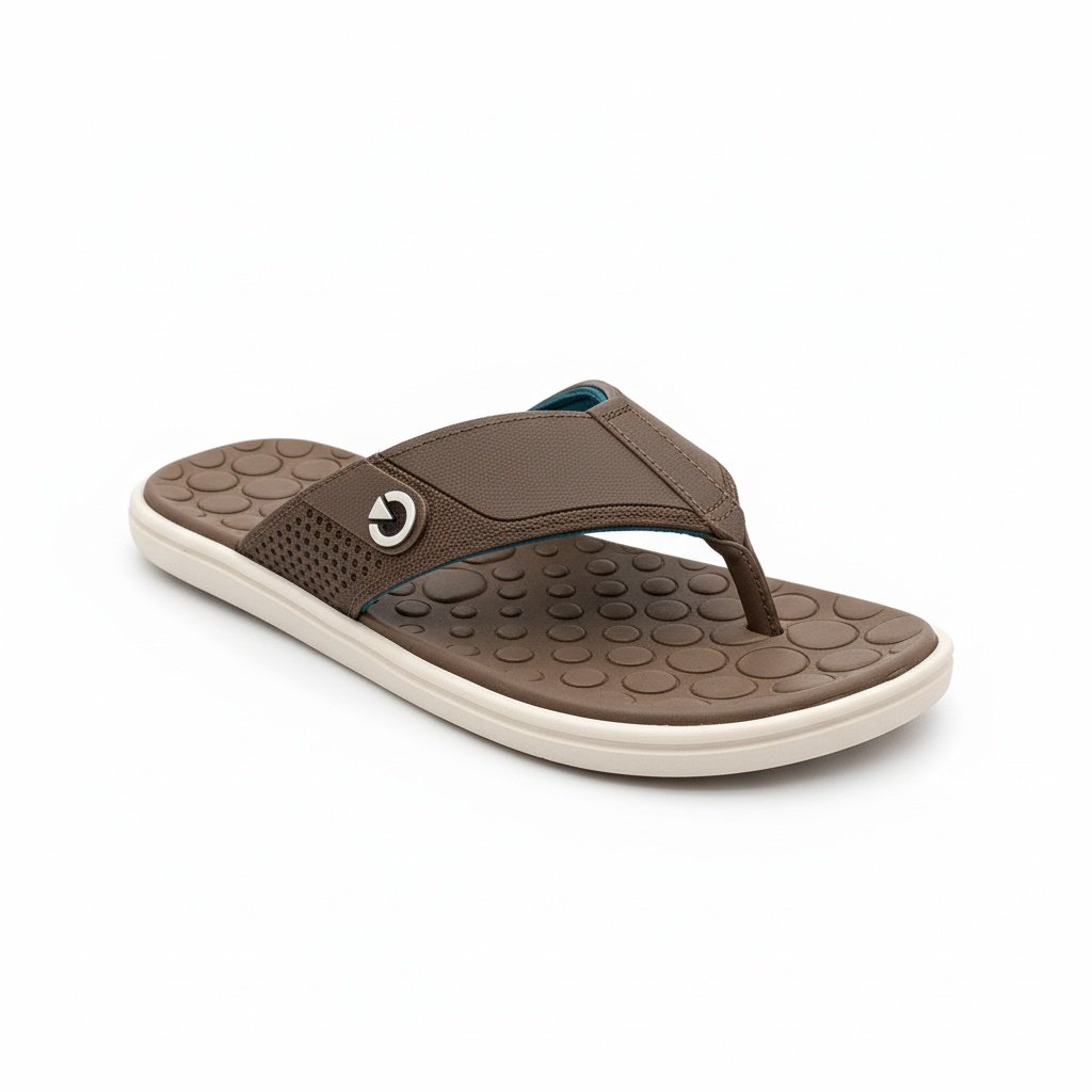 Chinelo Masculino Cartago Marrom Anatomico