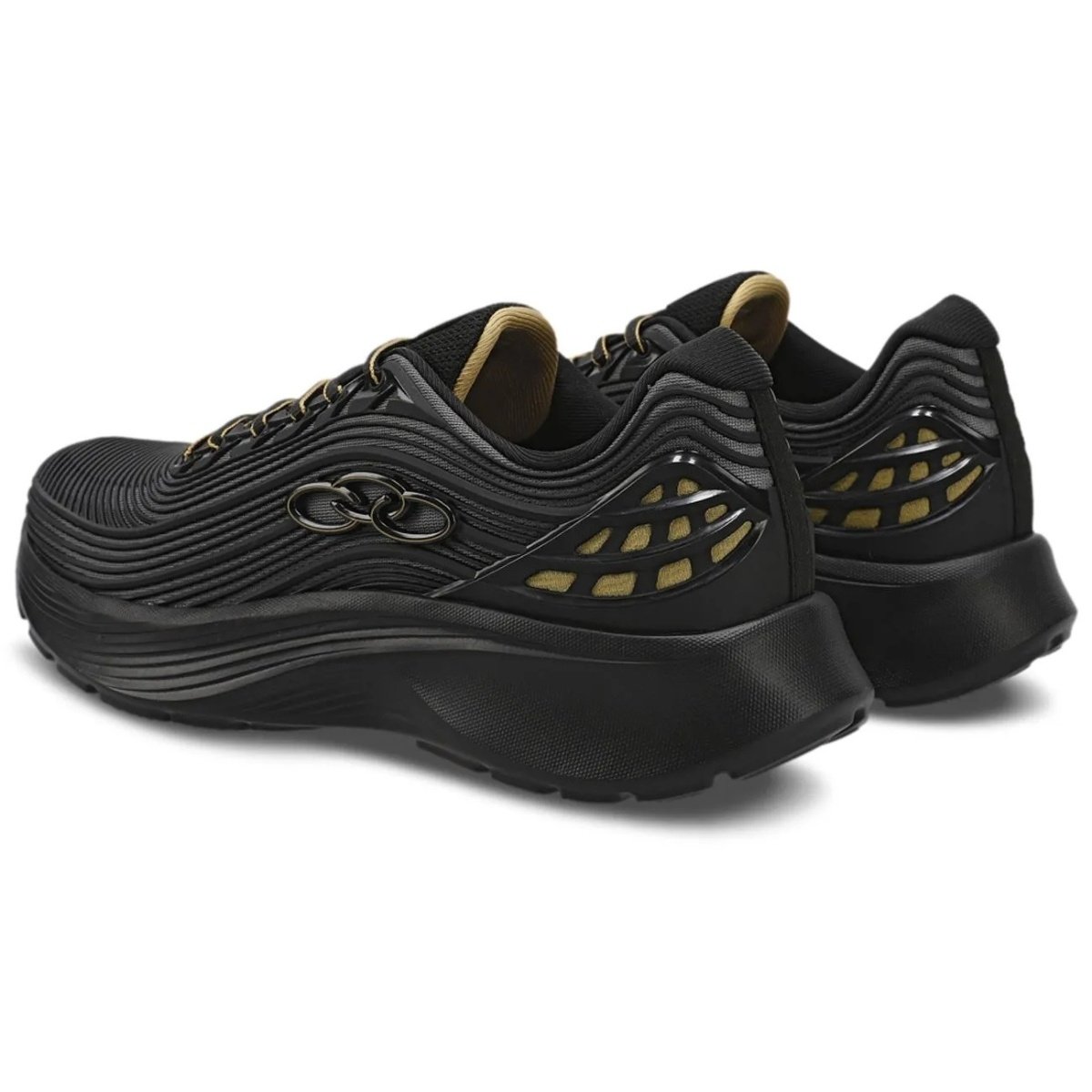 Tenis Olympikus Fluir Tenis Masculino Caminhada Leve Preto 2