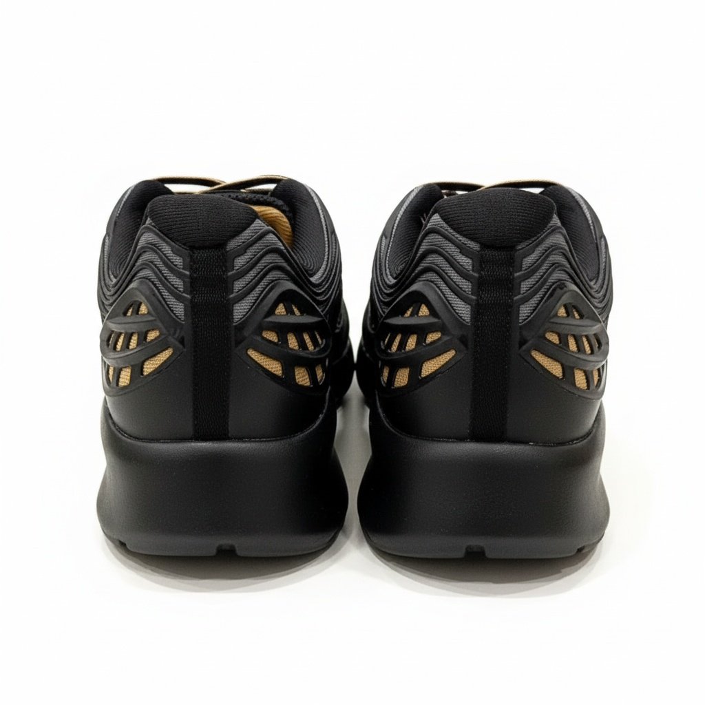 Tenis Olympikus Fluir Tenis Masculino Caminhada Leve Preto 5