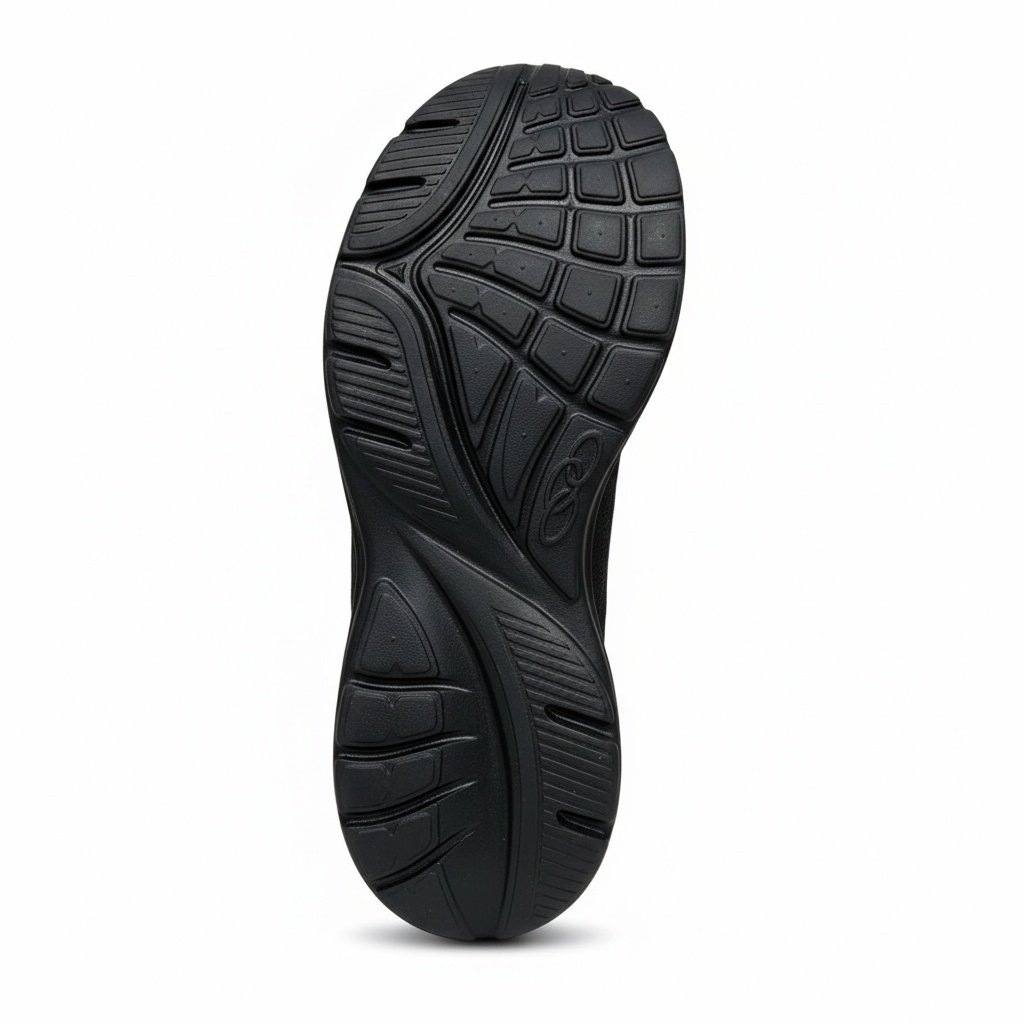 Tenis Olympikus Fluir Tenis Masculino Caminhada Leve Preto 7
