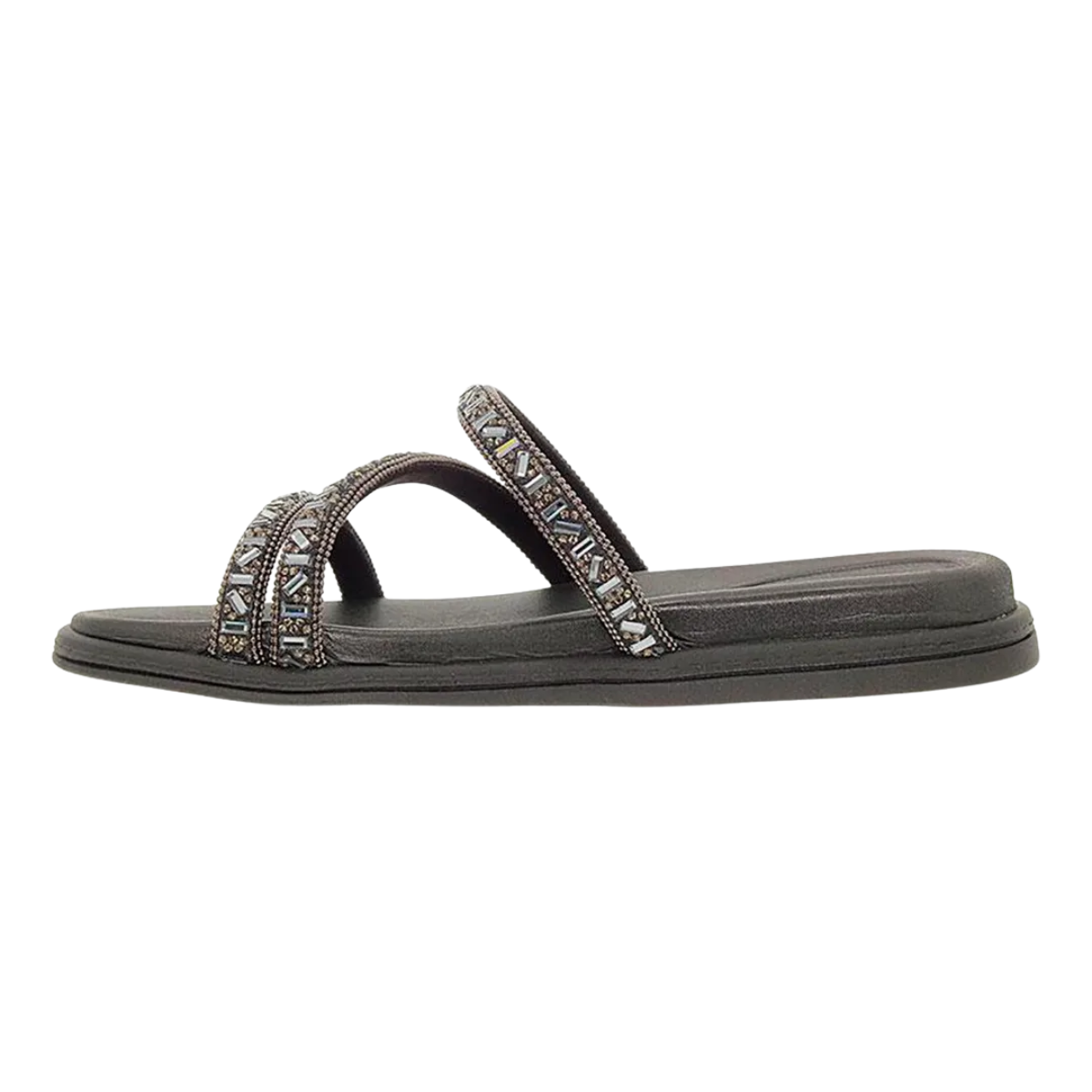 Tamanco Beira Rio Elegancia Preto Grafite Feminino Casual Preto 3