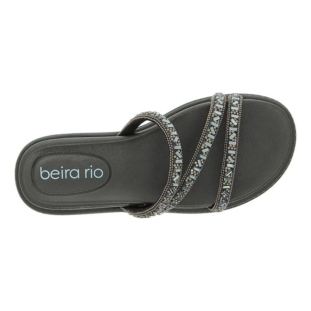 Tamanco Beira Rio Elegancia Preto Grafite Feminino Casual Preto 4