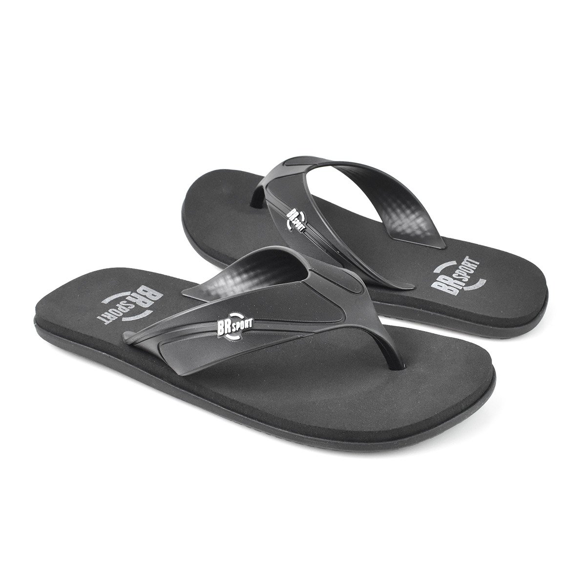Chinelo BR SPORT I5 Masculino Preto Ortopedico Preto 2
