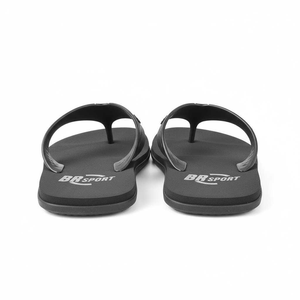 Chinelo BR SPORT I5 Masculino Preto Ortopedico Preto 5