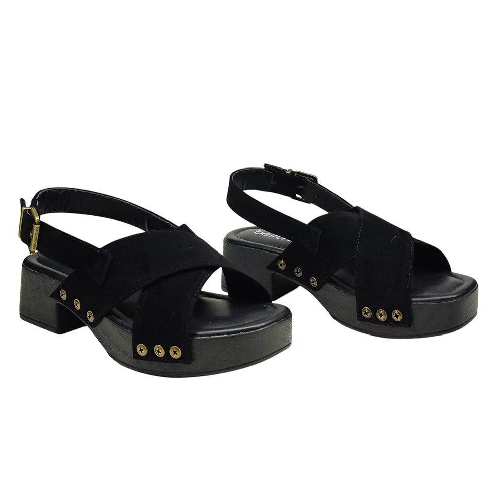 Sandalia Beira Rio Feminina Classico Elegancia Preta Preto 5