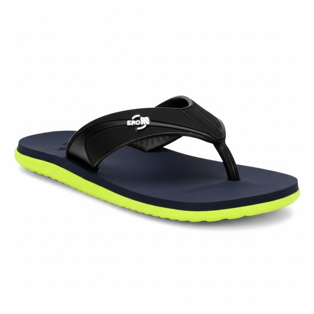 Chinelo BR SPORT Masculino Casual Preto Macio Leveza