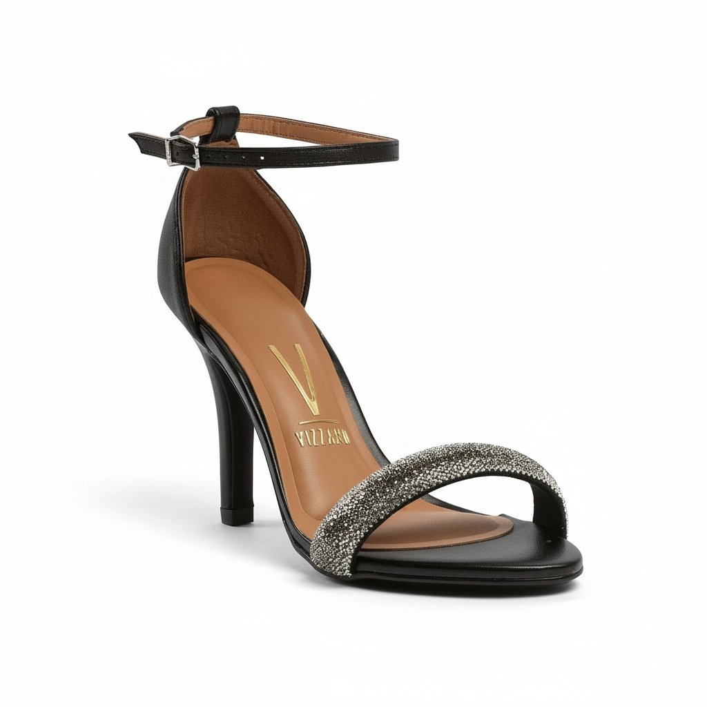 Sandalia Vizzano Pelica Feminino Preto Cristal 