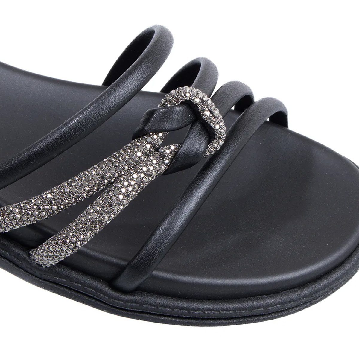 Tamanco Beira Rio Preto Ultraleve Estilo Moderno Casual Preto 4