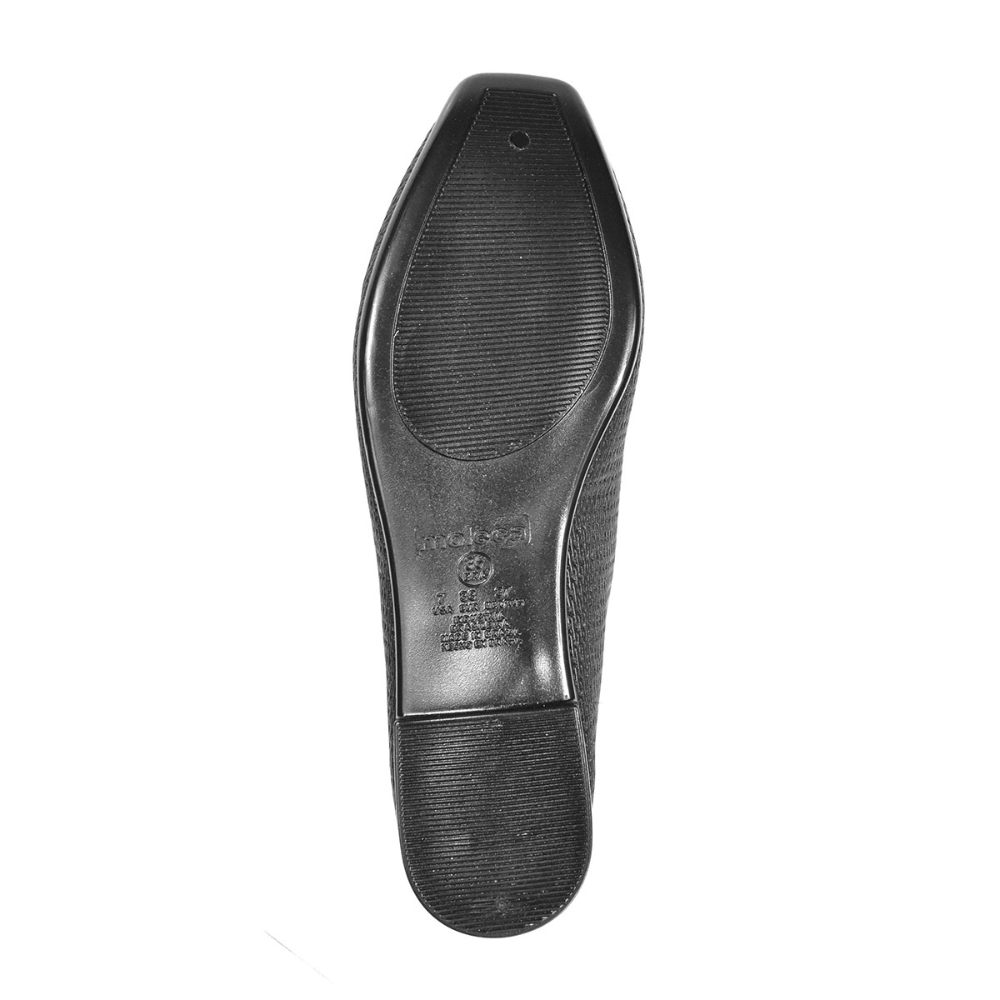 Sapatilha Feminina Moleca Casual Fivela Preta Preto 3