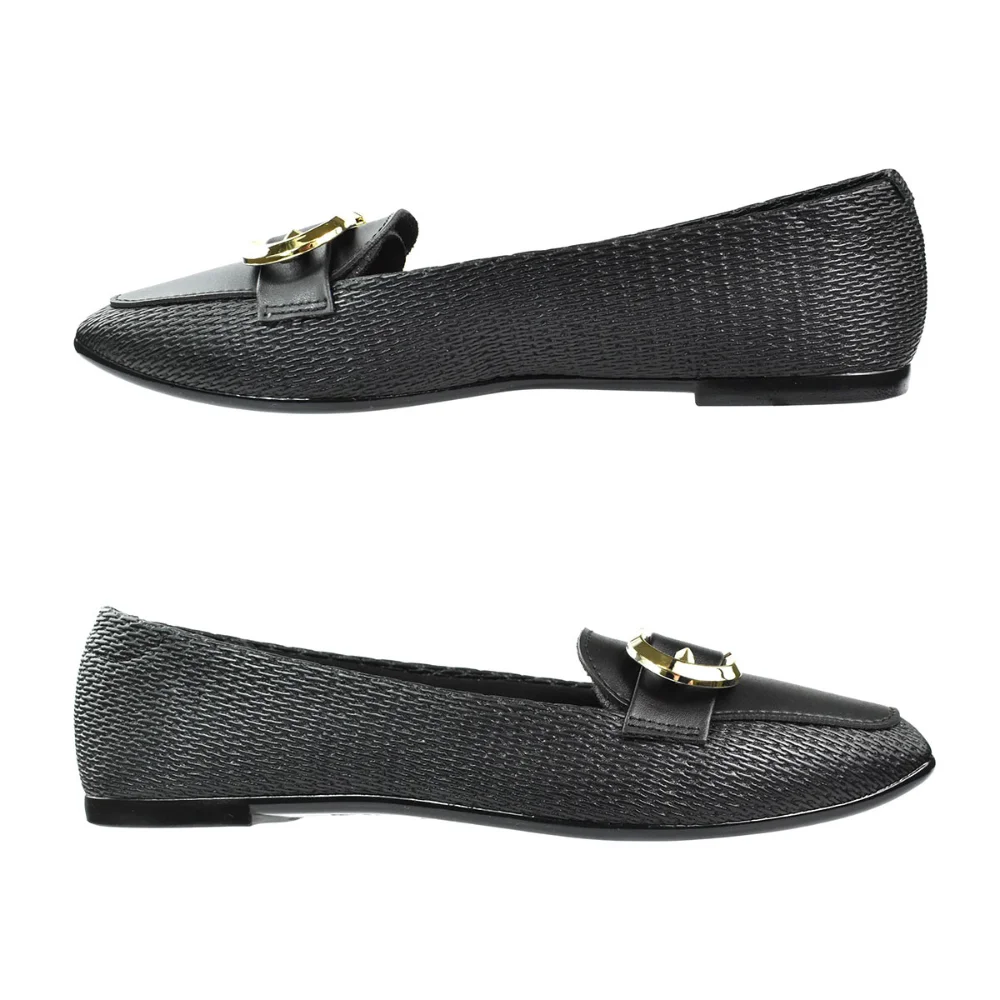 Sapatilha Feminina Moleca Casual Fivela Preta Preto 2