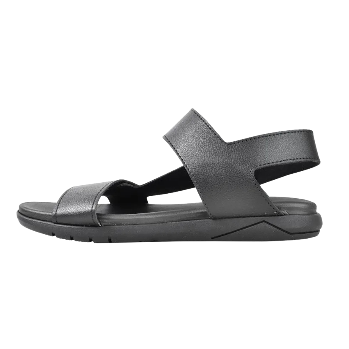 Sandalia Br Sports Masculina Tiras Ajustaveis Comfort Preta Preto 5