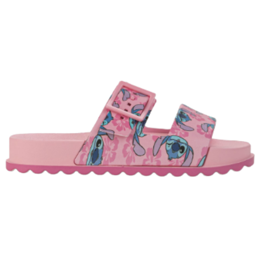 Chinelo Grendene Stitch Infantil Rosa Divertido