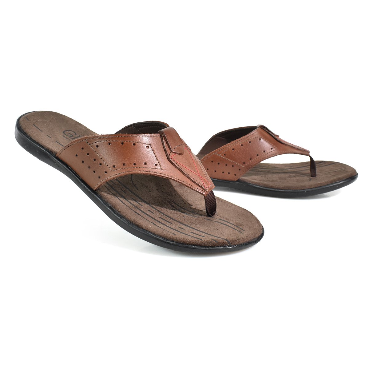 Chinelo Masculino GDV Pinhao Ortopedico Casual Marrom 2