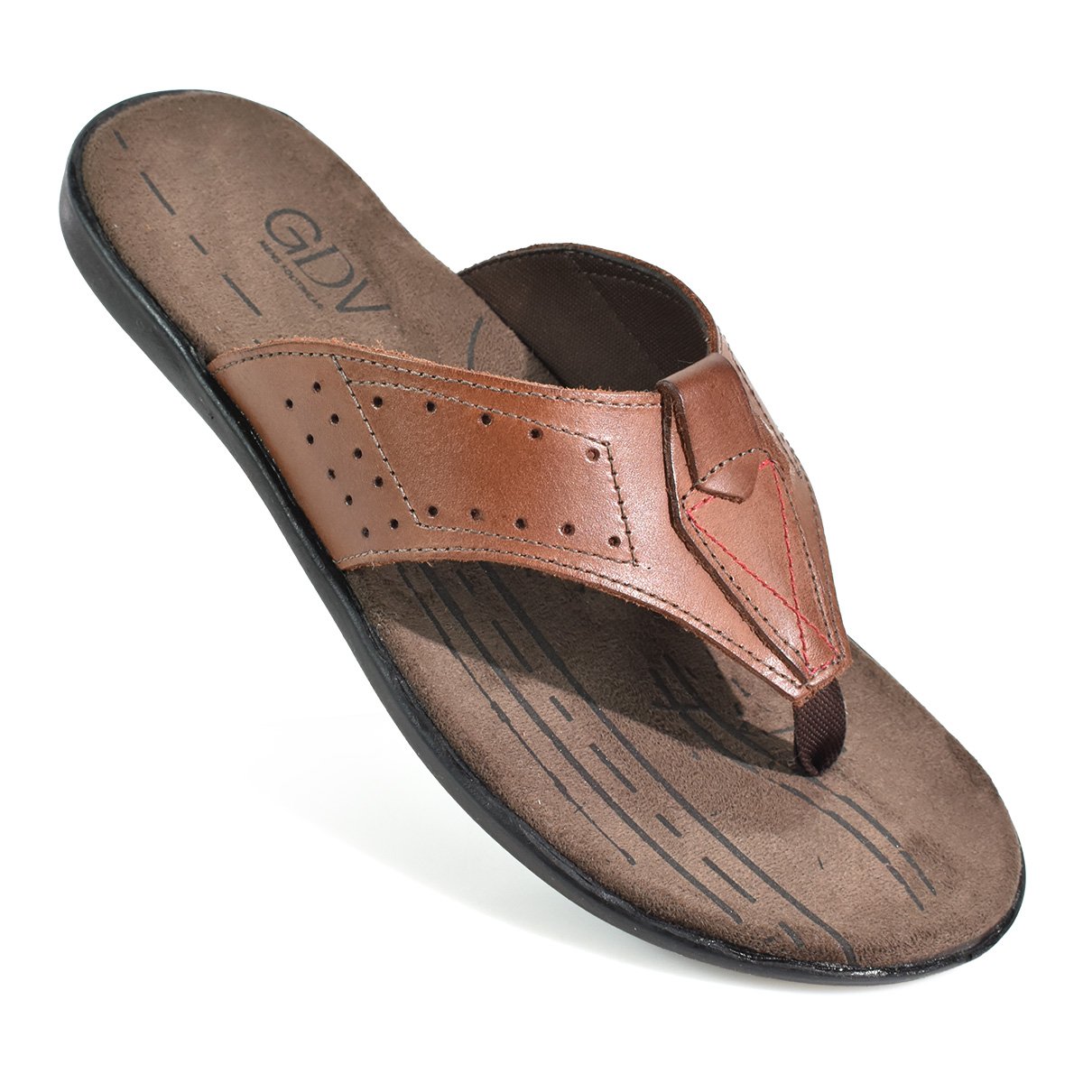 Chinelo Masculino GDV Pinhao Ortopedico Casual Marrom 7