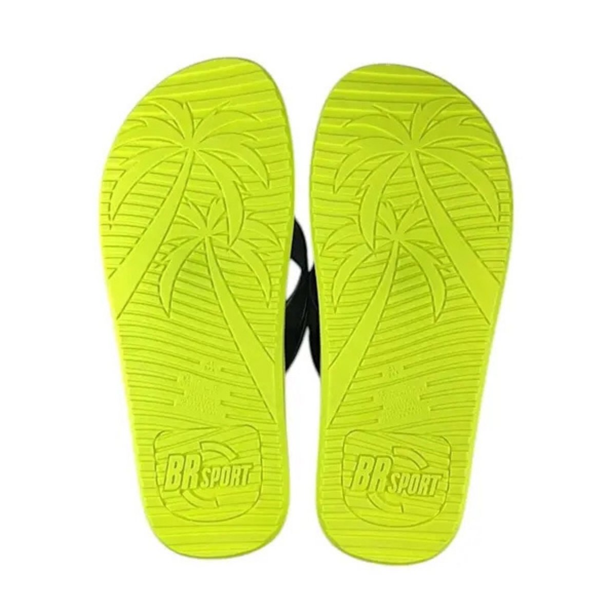 Chinelo BR Sport Preto Masculino Estampa Praia Confortavel Preto 2
