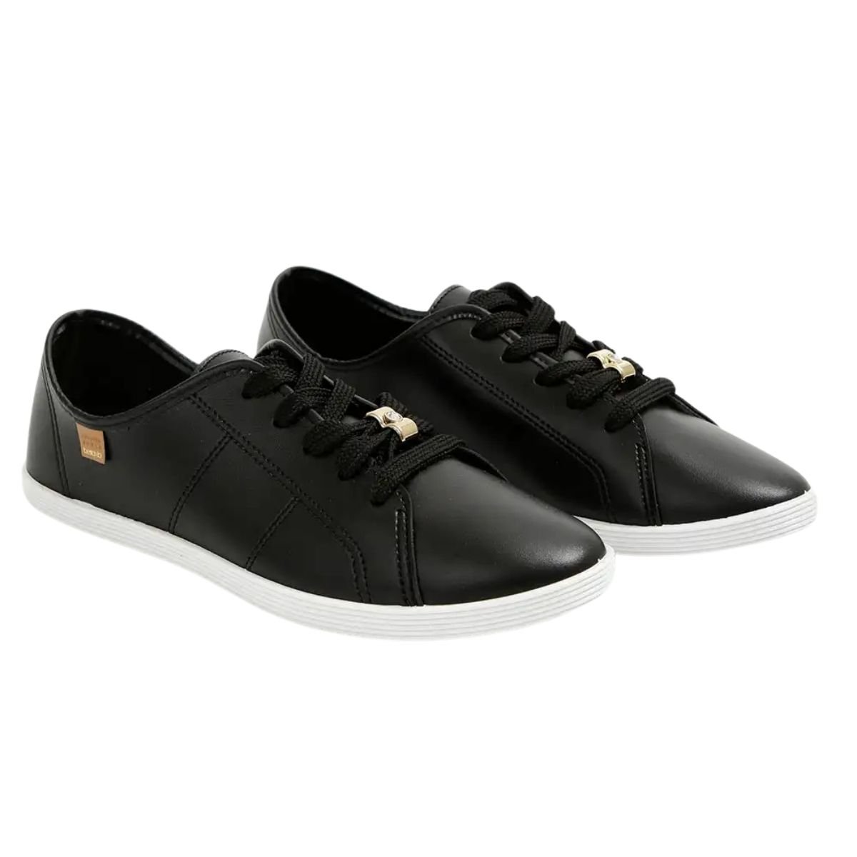 Tenis Beira Rio Feminino Napa Preto Leve Estiloso Preto 5