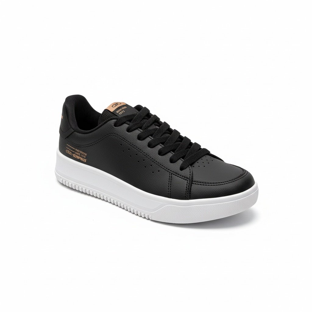 Tenis Olympikus Preto Estilo Moderno Anatomico Masculino