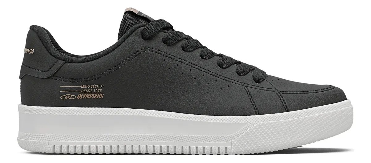 Tenis Olympikus Preto Estilo Moderno Anatomico Masculino Preto 4