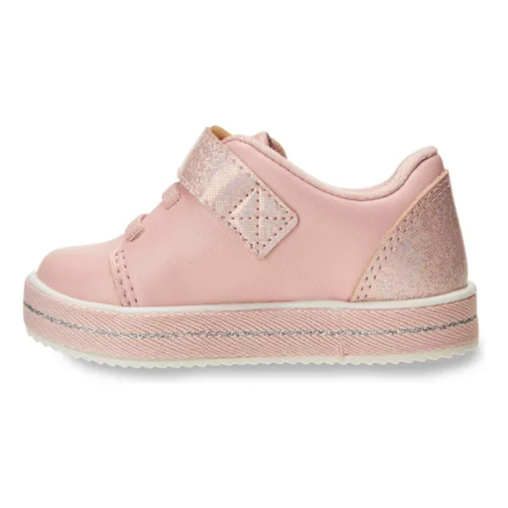Tenis Infantil Molekinha Arco Iris Glitter Rosa 2131625 Rosa 2