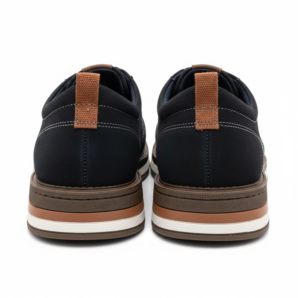 Sapato Democrata Metropolitan Type Couro Azul Navy Cadarco Azul 5