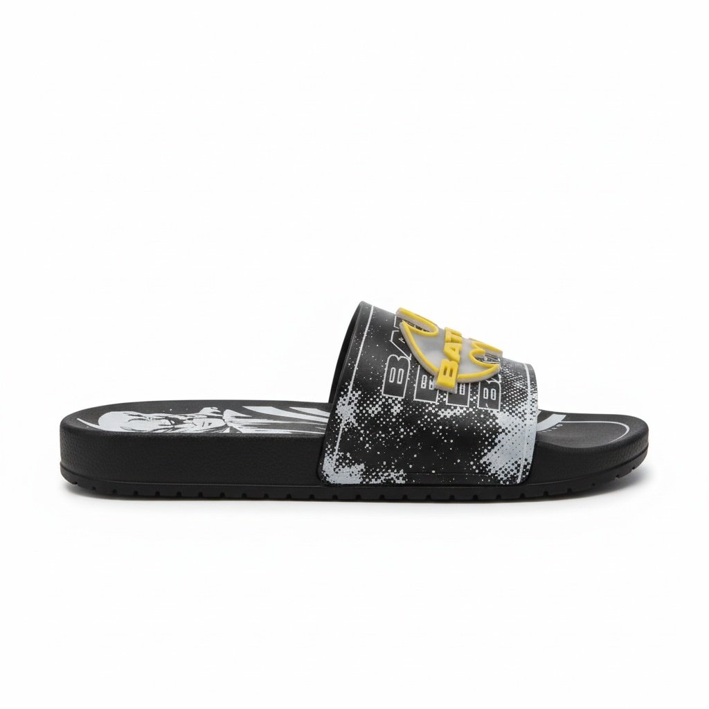Chinelo Grendene Batman Preto Amarelo Cinza Aventura Urbana Preto 4