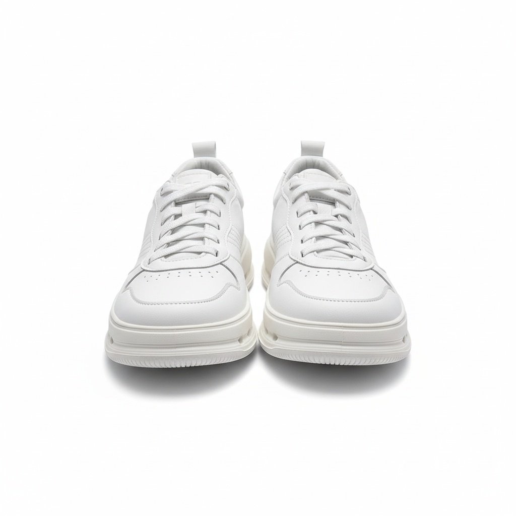 Tenis Democrata Couro Branco Masculino Versatil Premium Branco 2