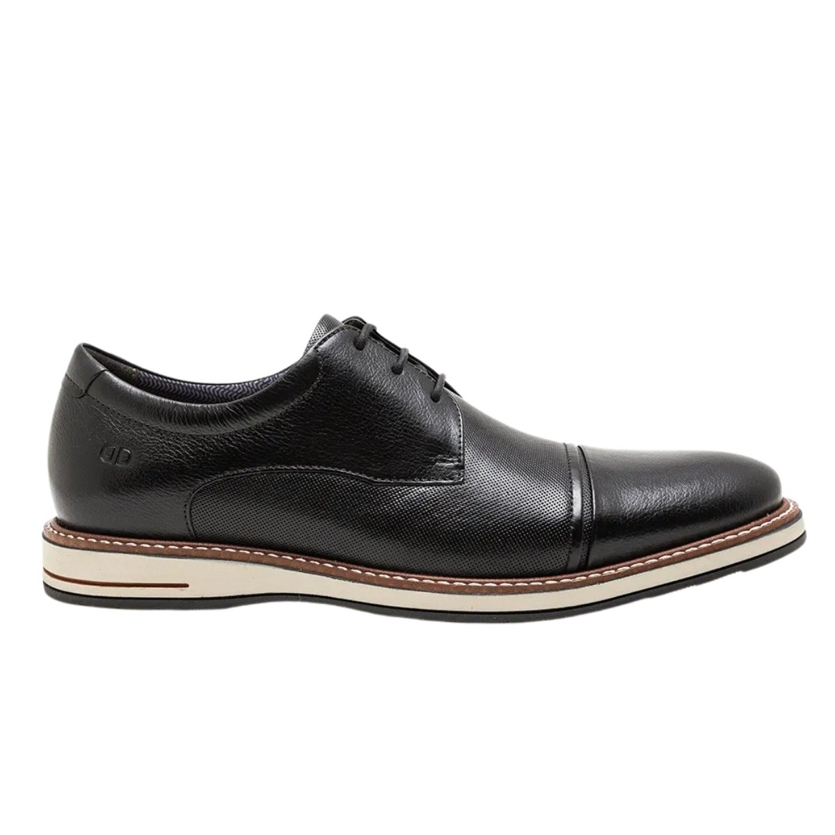 Sapato Masculino Democrata Oliver Anatomico Antiderrapante Preto 2