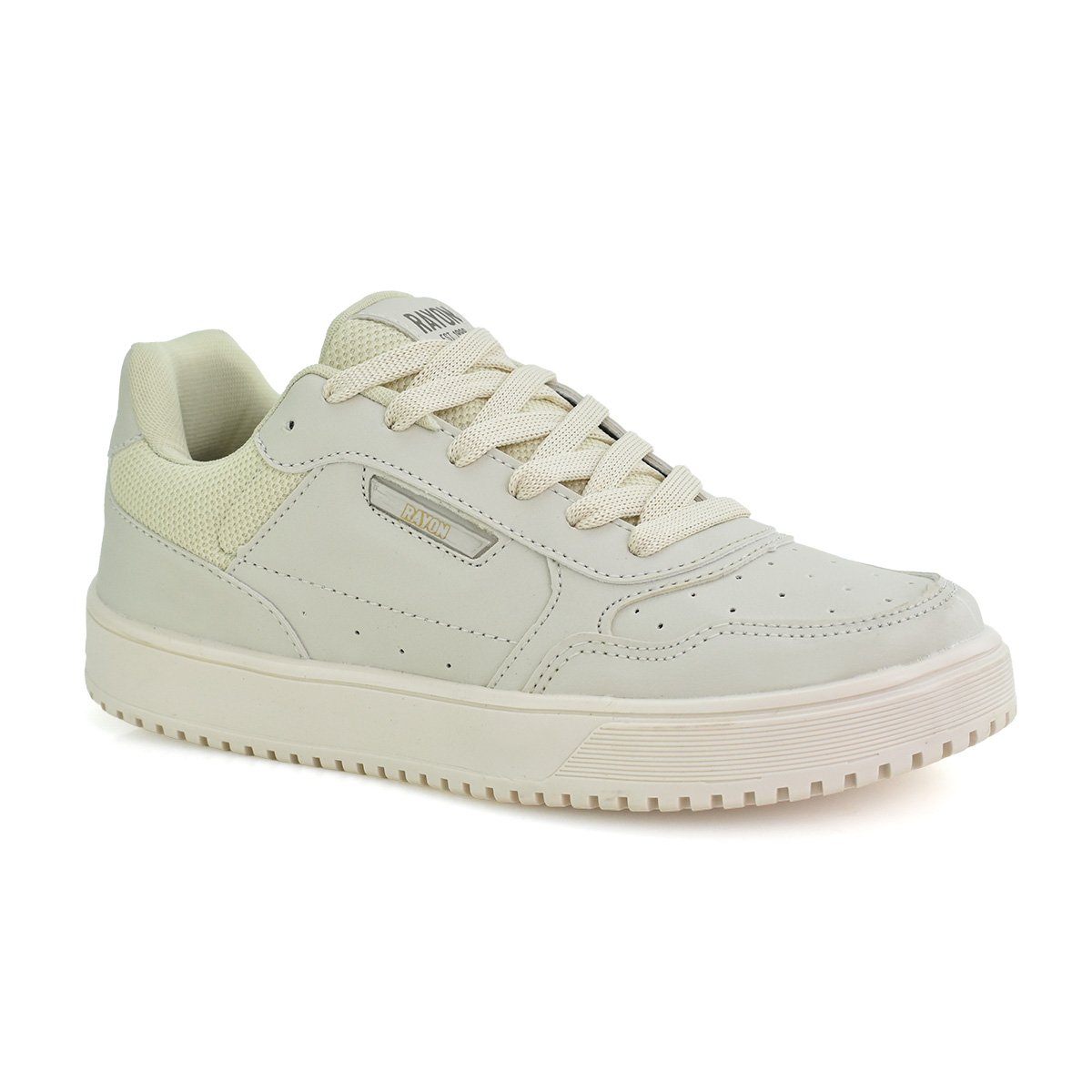 Tenis Rayon masculino leve resistente Antiderrapante Bege