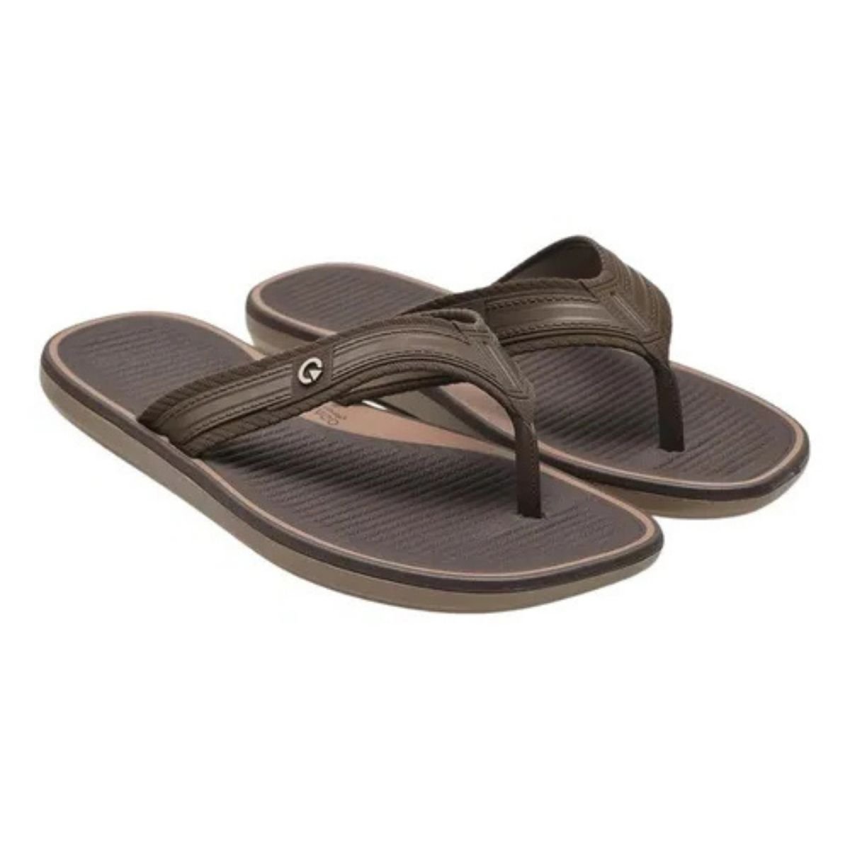 Chinelo Cartago Mali Xv Bege Marrom Casual Masculino Leveza