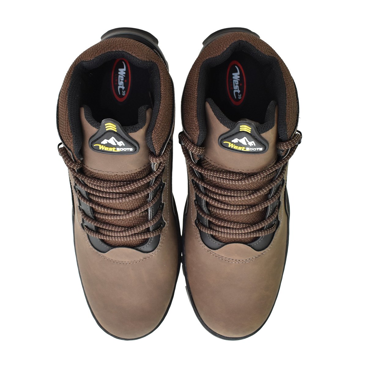Coturno West Line Chocolate Couro Masculino Conforto Marrom 3