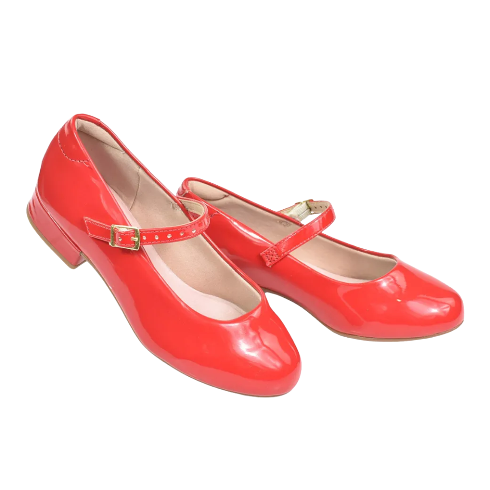 Sapatilha Infantil Molekinha Vermelha Design Classico Vermelho 2
