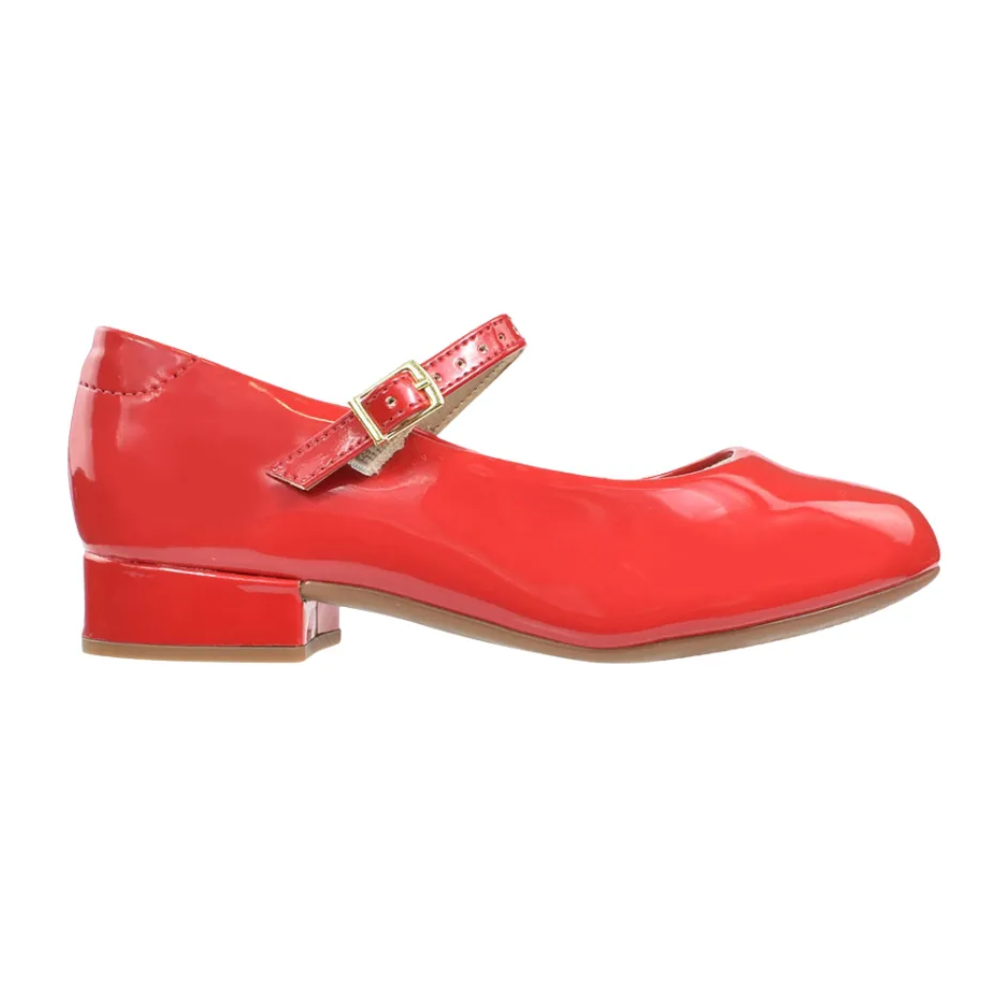 Sapatilha Infantil Molekinha Vermelha Design Classico Vermelho 5