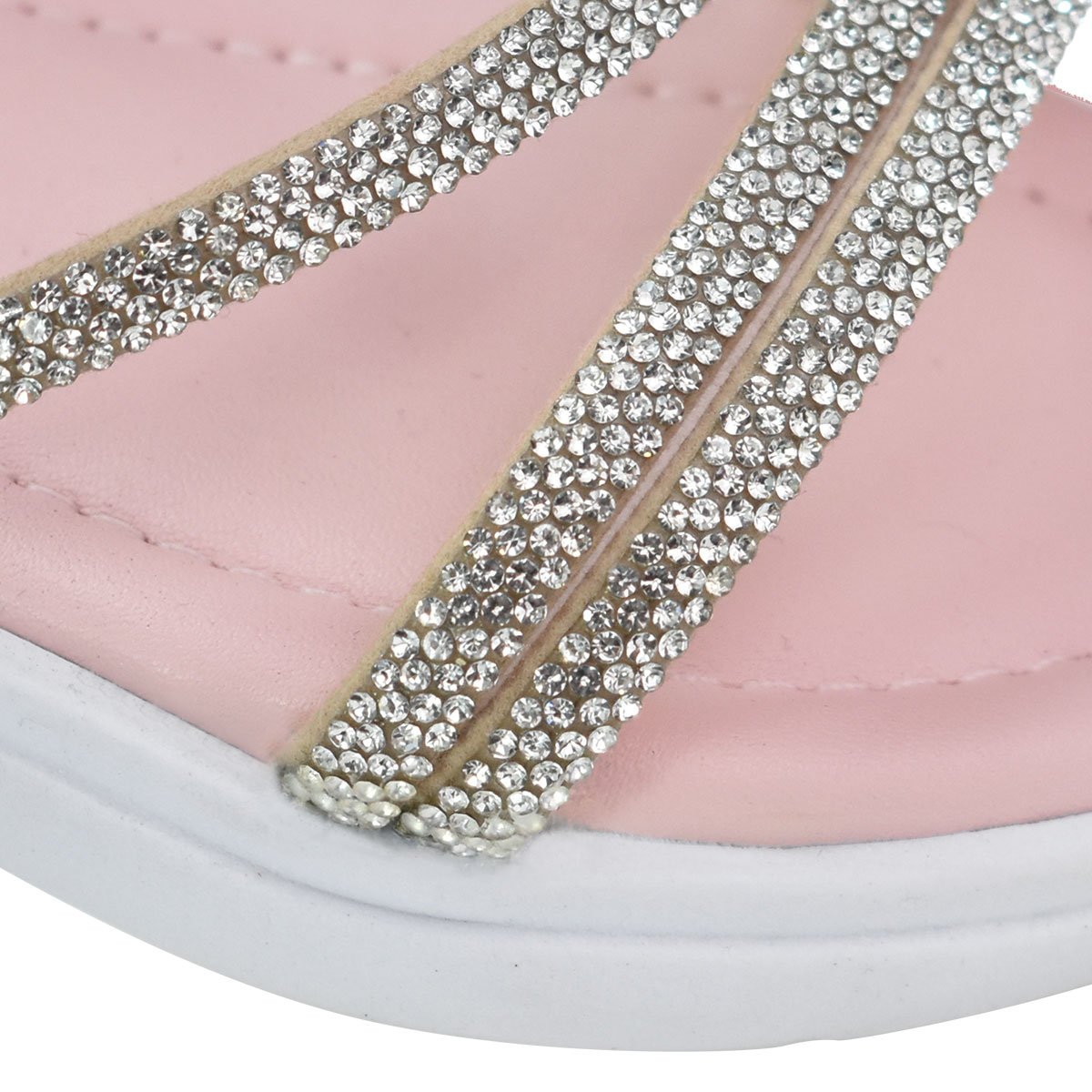LALILU Sandalia Nude Infantil Fecho Ajustavel Estilo Moderno Rosa 5