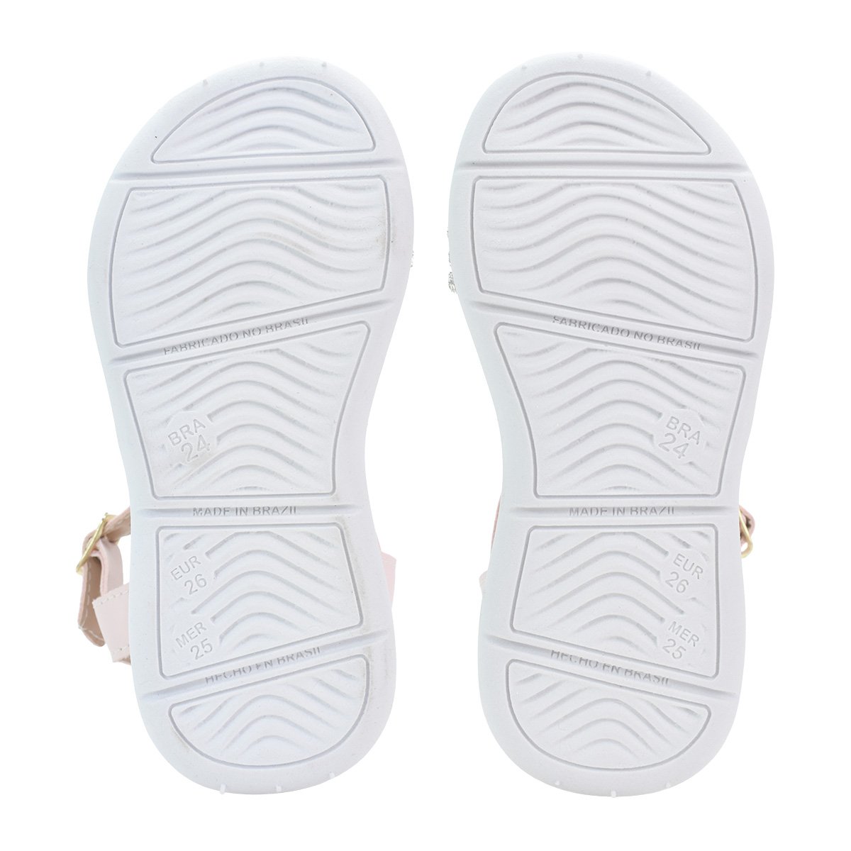 LALILU Sandalia Nude Infantil Fecho Ajustavel Estilo Moderno Rosa 6