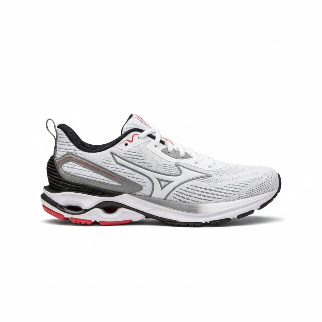 Tenis Mizuno Wave Dynasty 8 Branco Corrida Masculino Branco 5