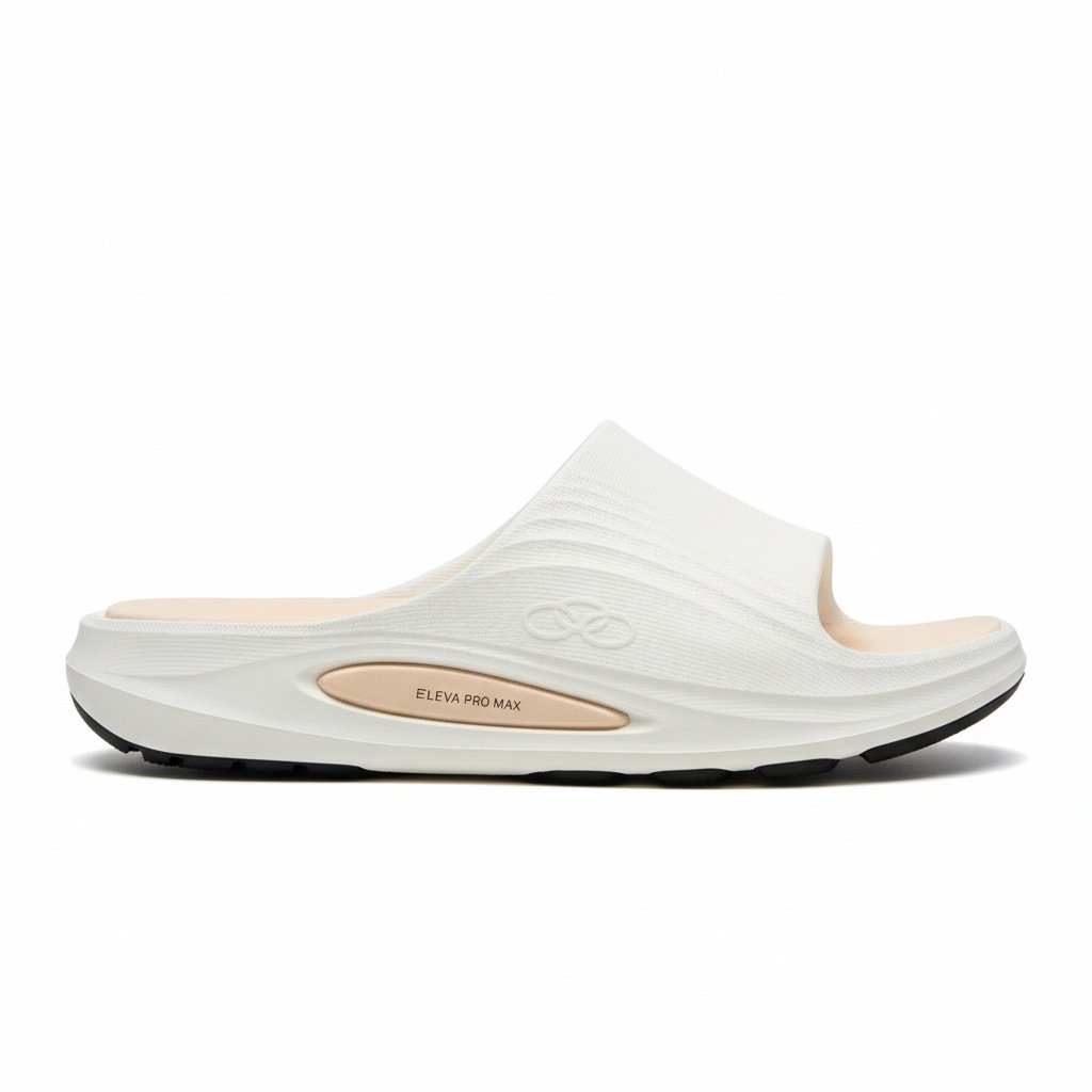Chinelo Olympikus Pleno Natural Pessego Feminino Respiravel Branco 2