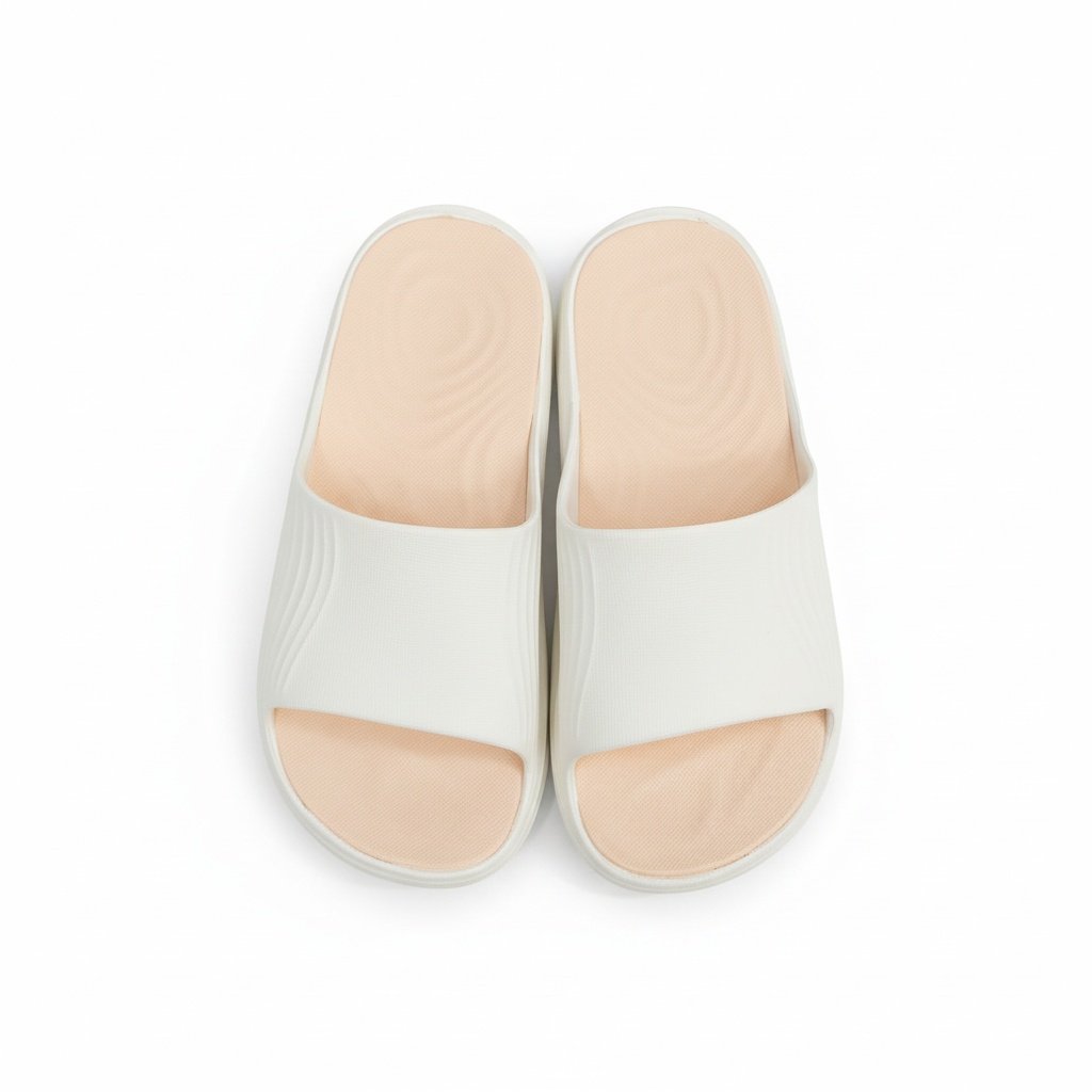 Chinelo Olympikus Pleno Natural Pessego Feminino Respiravel Branco 3
