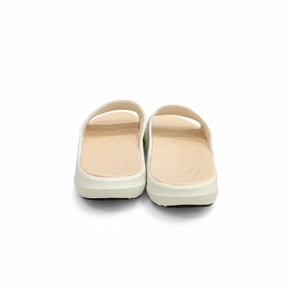 Chinelo Olympikus Pleno Natural Pessego Feminino Respiravel Branco 4