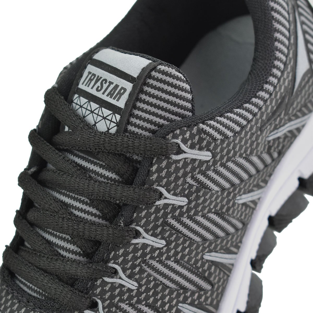 Tenis Confortavel Try Star Evolution Meninos Preto Cadarco Preto 5