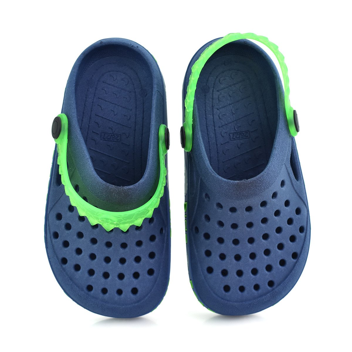 Babuche Meninos Dinossauro Marinho Verde Ultraleve Azul 3