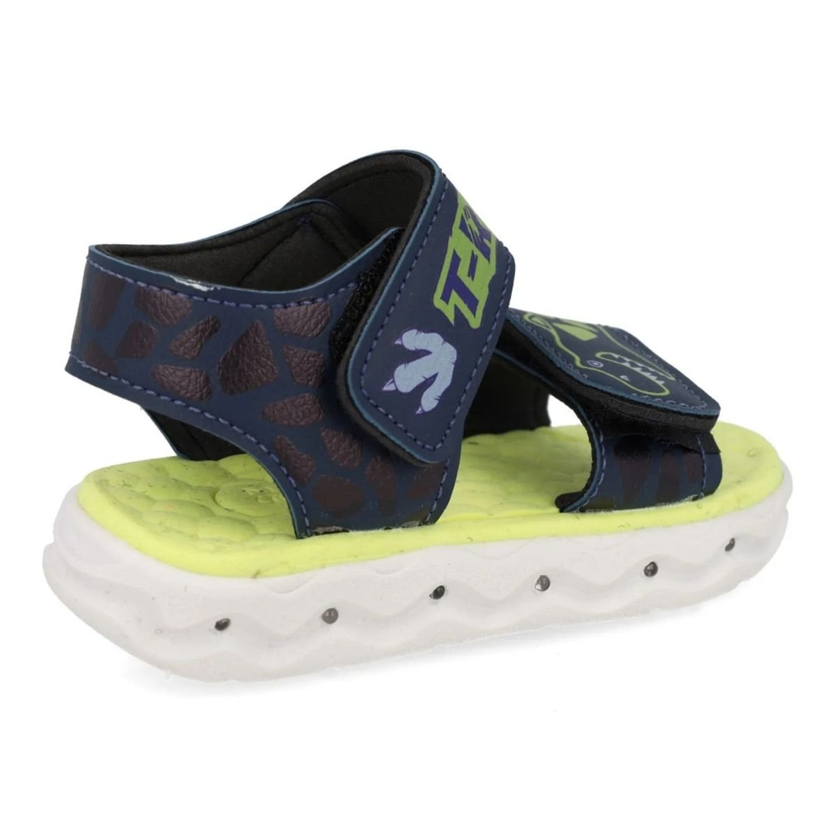 Sandalia Mini Pe Marinho Limao Conforto e Estilo Azul Marinho 5